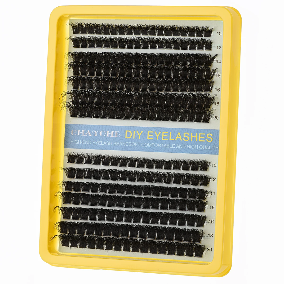 

14 Rows 320 Clusters 40D/80D Mix 10-20mm 5D Fluffy Cluster Lashes Extension Natural Thick Fake Eyelash Strip Individual Lashes