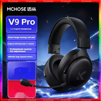 MCHOSE V9 pro Wireless Headphones 3-Mode Noise Reduction Mic Customizable Head-mounted Earphones for Music Gaming PC Accessories