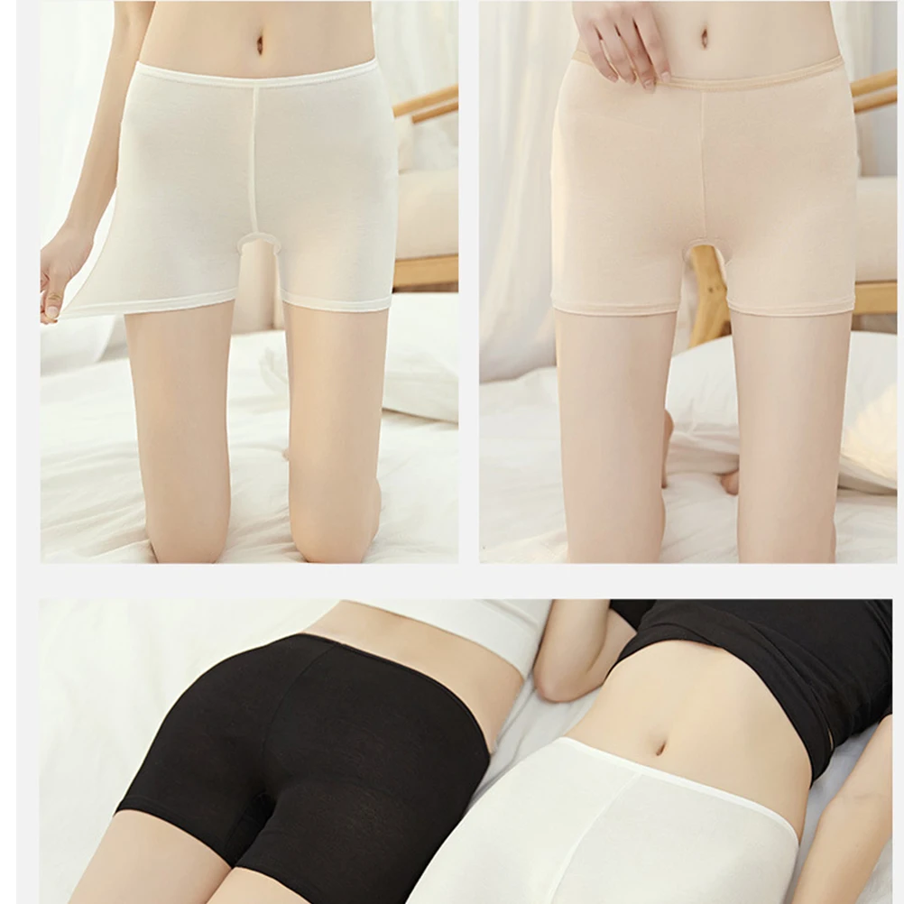 

2 шт. защитные брюки, нижняя юбка, шорты с высокой талией, эластичное дышащее платье, юбка, леггинсы, шорты с защитой от воздействия, модальные L, черные, бежевые