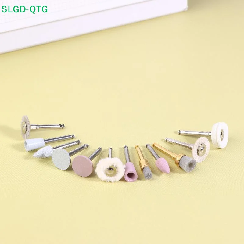 NEW 12 PCS Upgraded Silicone And Brush Grinding Head Mixed Polishing Set - Achieve High-gloss Polishing With Polishing Paste