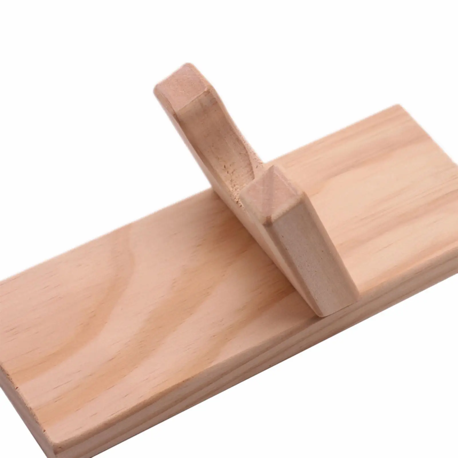 Glue Holder Beech Wood Hot Melt Glue Stand for Sticks DIY Craft Room Organizer and Storage