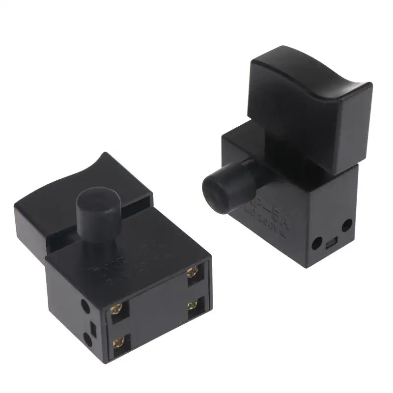 Industrial Trigger Switch 220V Lock On Type for Professional Angle Grinder Cut Off Machine Comfortable Grip Long Use