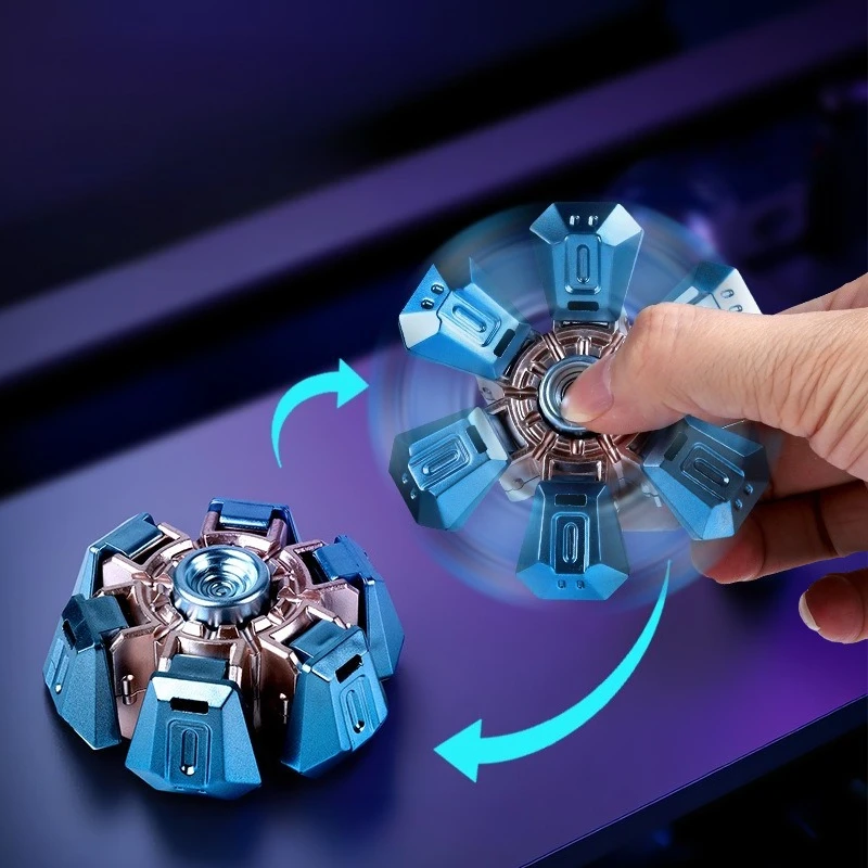 Nuove perline in acciaio Fidget Spinner Deformazione rotazionale Spinner a mano Puzzle Giocattoli antistress per regali per ufficio EDC per adulti