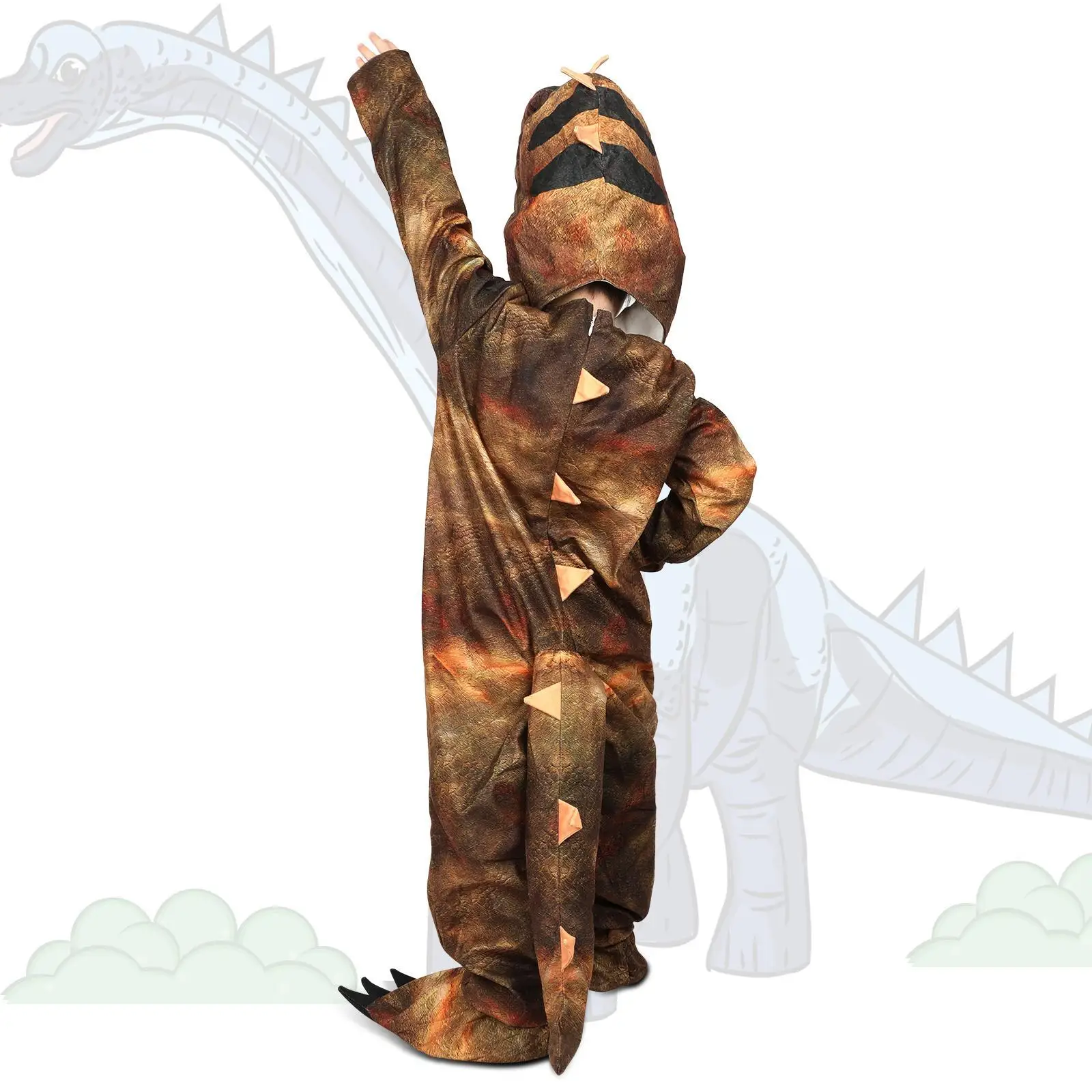 Dinosauruskostuum voor kinderen Dinosaurus Jumpsuit voor Festival Rollenspel Show