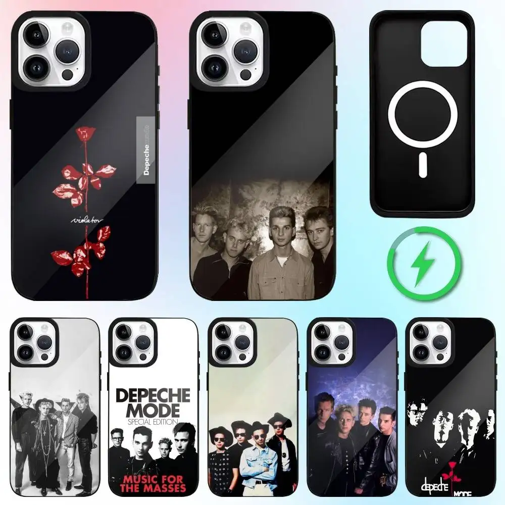 

Band D-Depeches M-Modes Phone Case For iPhone17,16,15,14,13,12,11 Plus,Pro Max Magnetic For Magsafe Wireless Charging