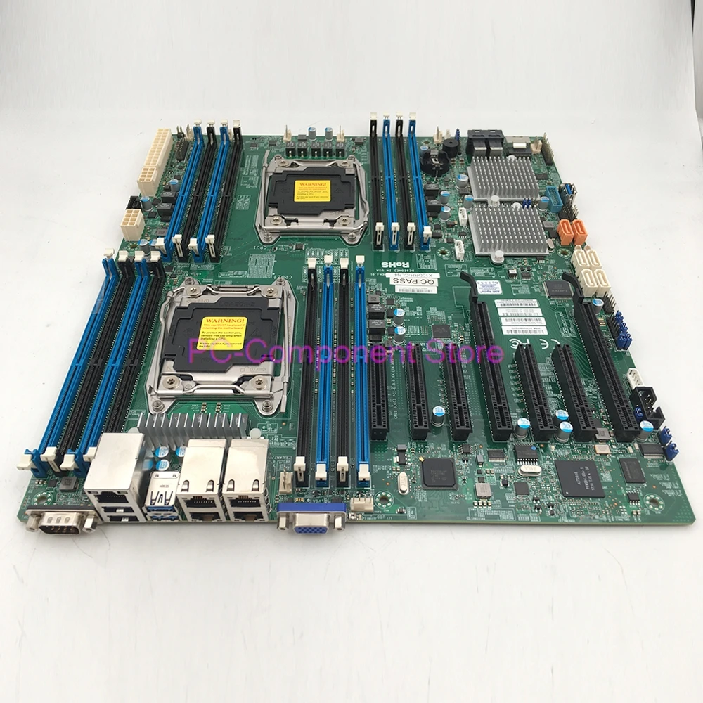 Placa base de servidor X10DRH-CLN4 E5-2600 V4/V3 Familiar Quad 1GbE LAN SAS3 (12Gbps) LGA2011 DDR4