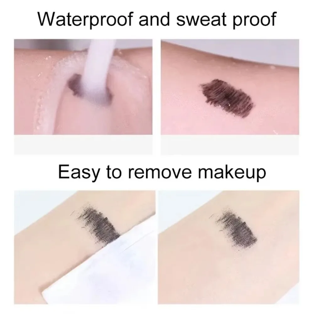 Hot Black Brown Mascara Sweat-proof Long-lasting Makeup Tools Natural Lengthens Eyelashes Eye Cosmetics Girl