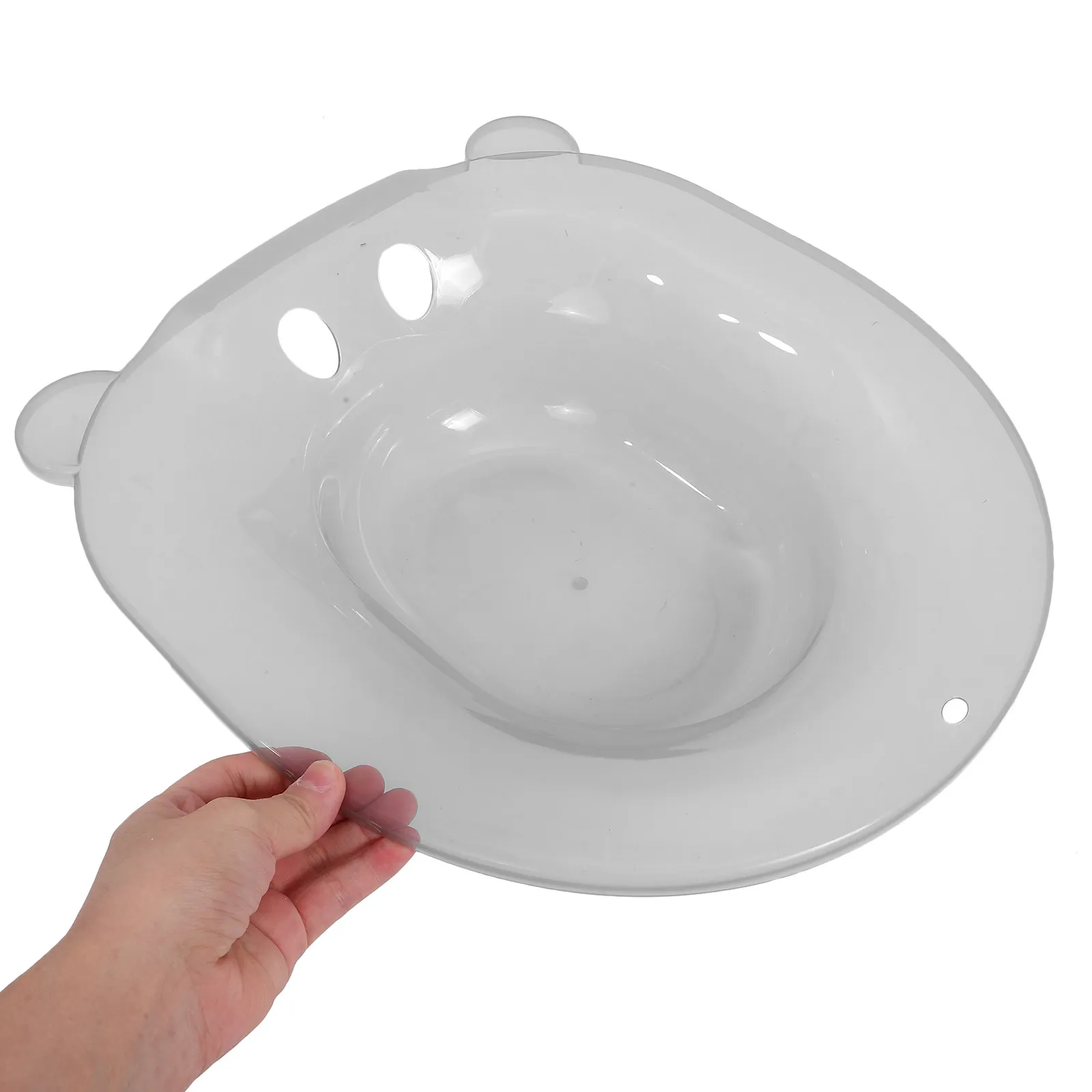 

Thickened Plastic Sitz Bath Basin for Toilet Postpartum Recovery Hemorrhoid Treatment Soak Large Capacity Comfort Fit