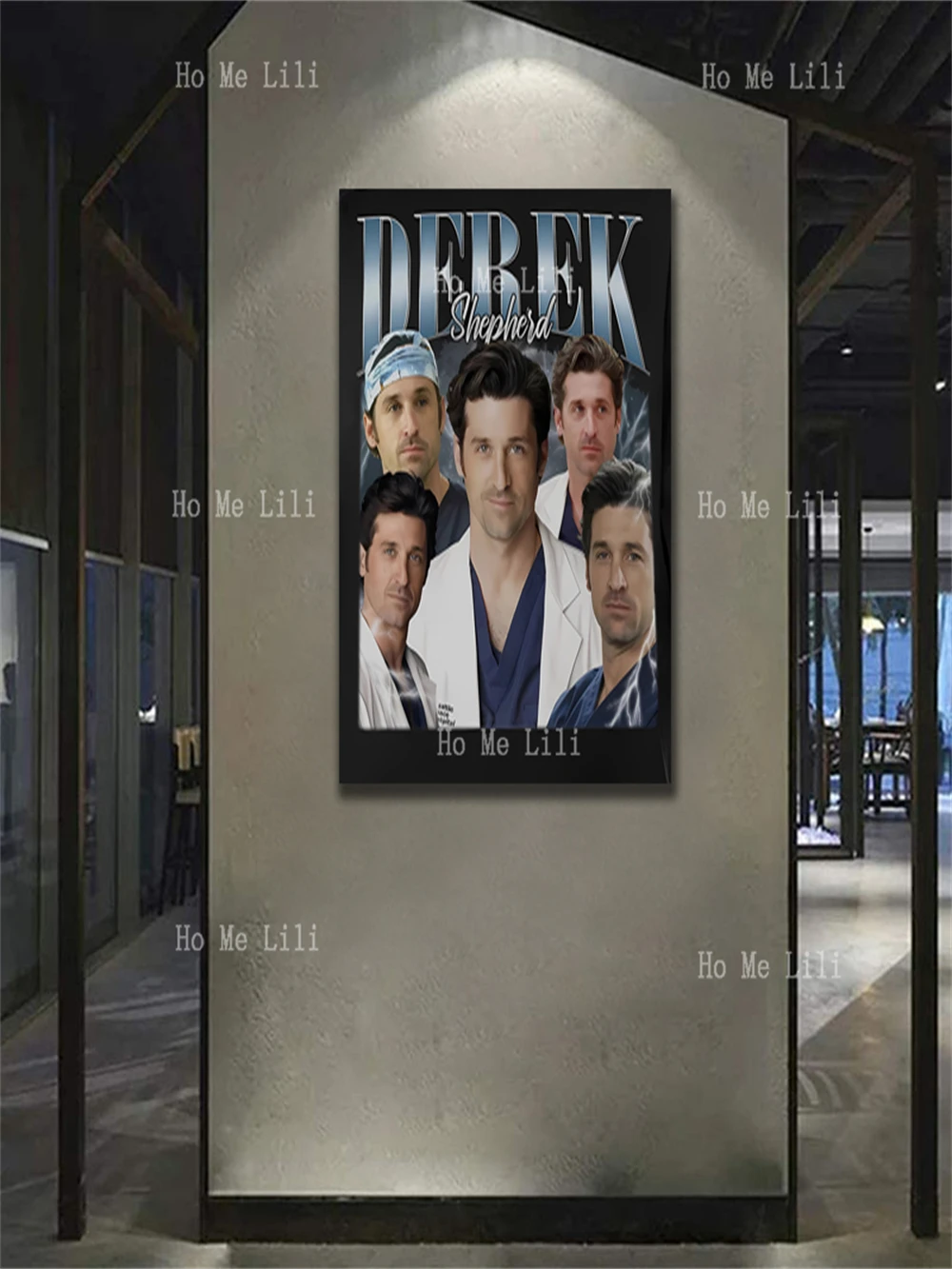 Legendary Doctor Derek Shepherd Homage Vintage Anatomy Gift Room Wall Art Canvas Art Wall Decorations Prints