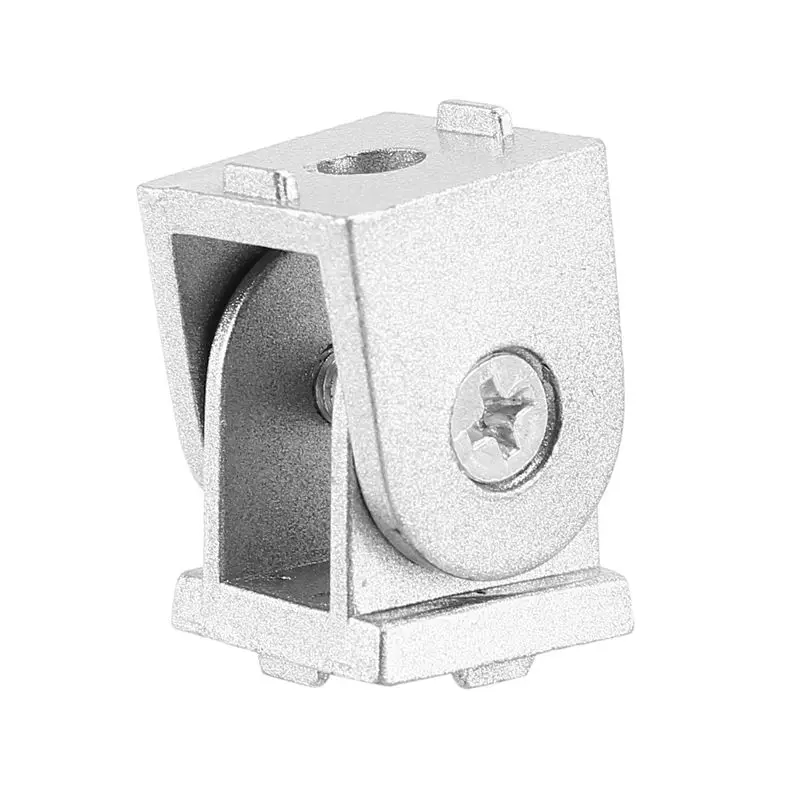 DT17 12Pcs/Lot Alloy Flexible Pivot Joint Connector for Eu Standard Aluminum Extrusion Profile 2020