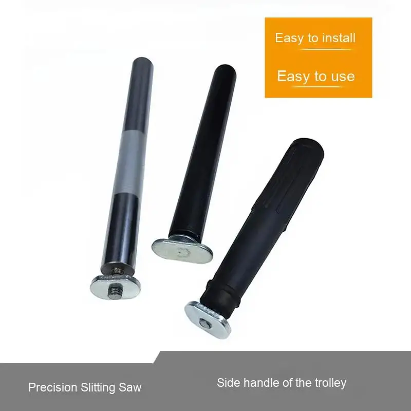 Precision Panel Saw Push Table Accessories with Steel Bar Side Handle for Woodworking Machinery