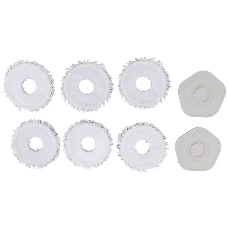 SANQ 진공 청소기 걸레 천, Dreame Bot W10/W10 Pro 스위핑 로봇 교체 액세스 용 홀더가있는 걸레 패드 교체