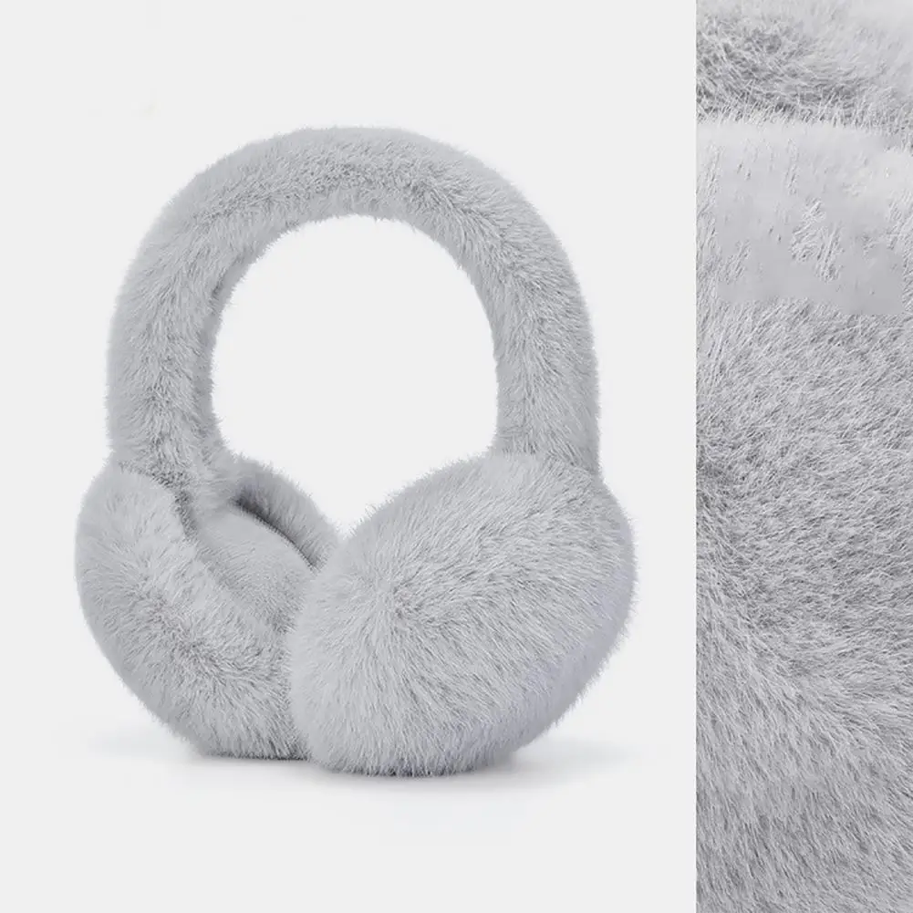 Imitation Rabbit Ear Muffs New Thermal Earmuffs Autumn Winter Cycling Thickened Foldable Ear Ear Cover Lady Earmuffs