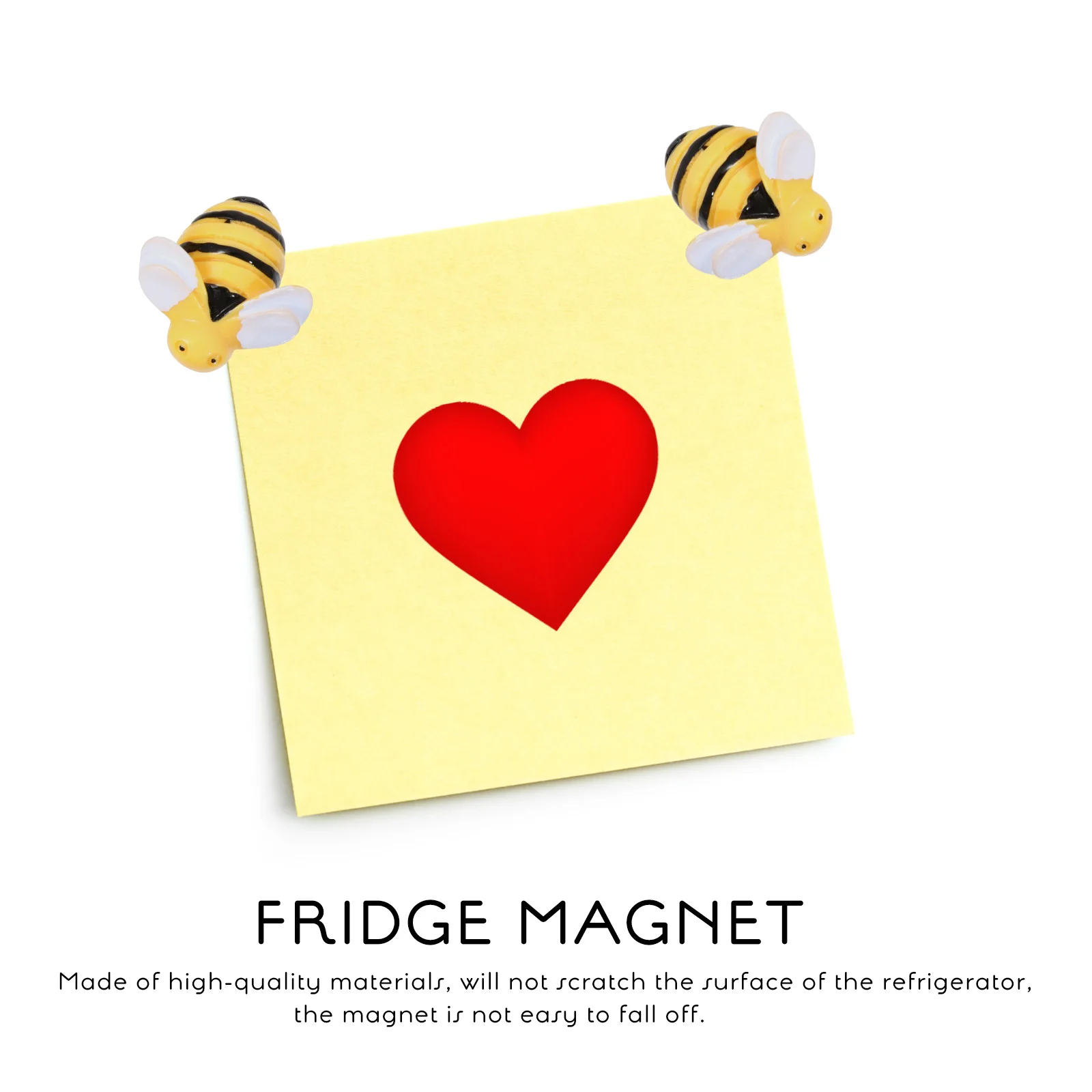 

20Pcs Bees Fridge Magnet Set Non-Scratch Surface Safe for Kids Creative Design Refrigerator Decoration
