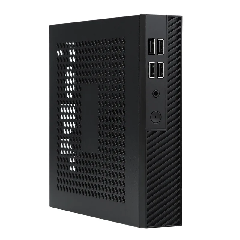 Thin Half Height Thin Mini Itx Desktop Computer Mini Chassis Can Be Hung on The Back