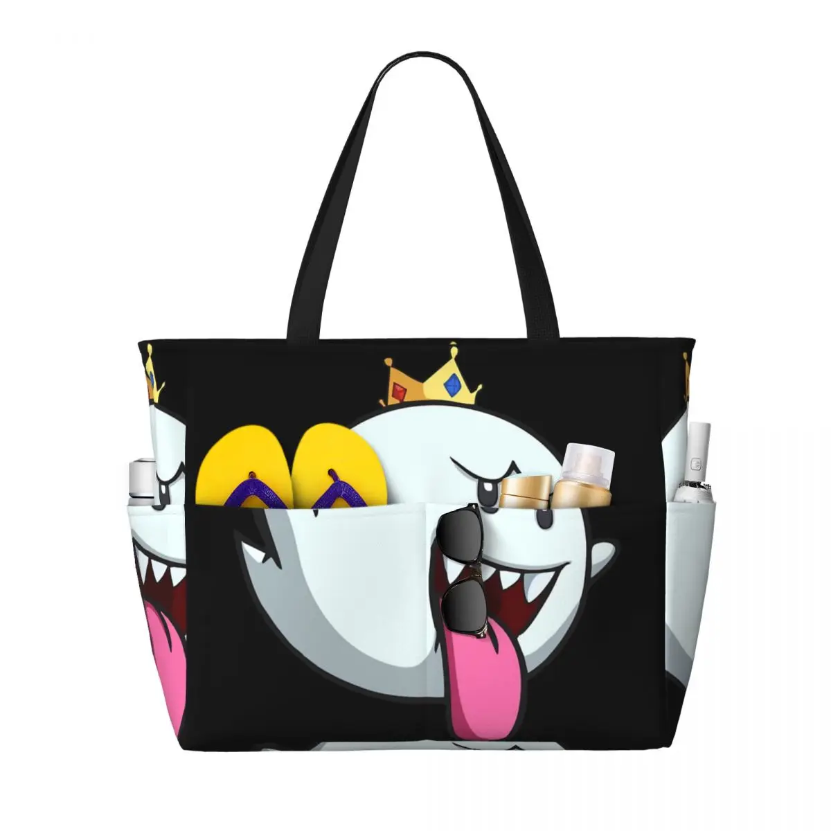 King Boo Beach Tote Bag Sport Gym Yoga Duffle Large Tote Bag Women Travel Bag Fitness bag