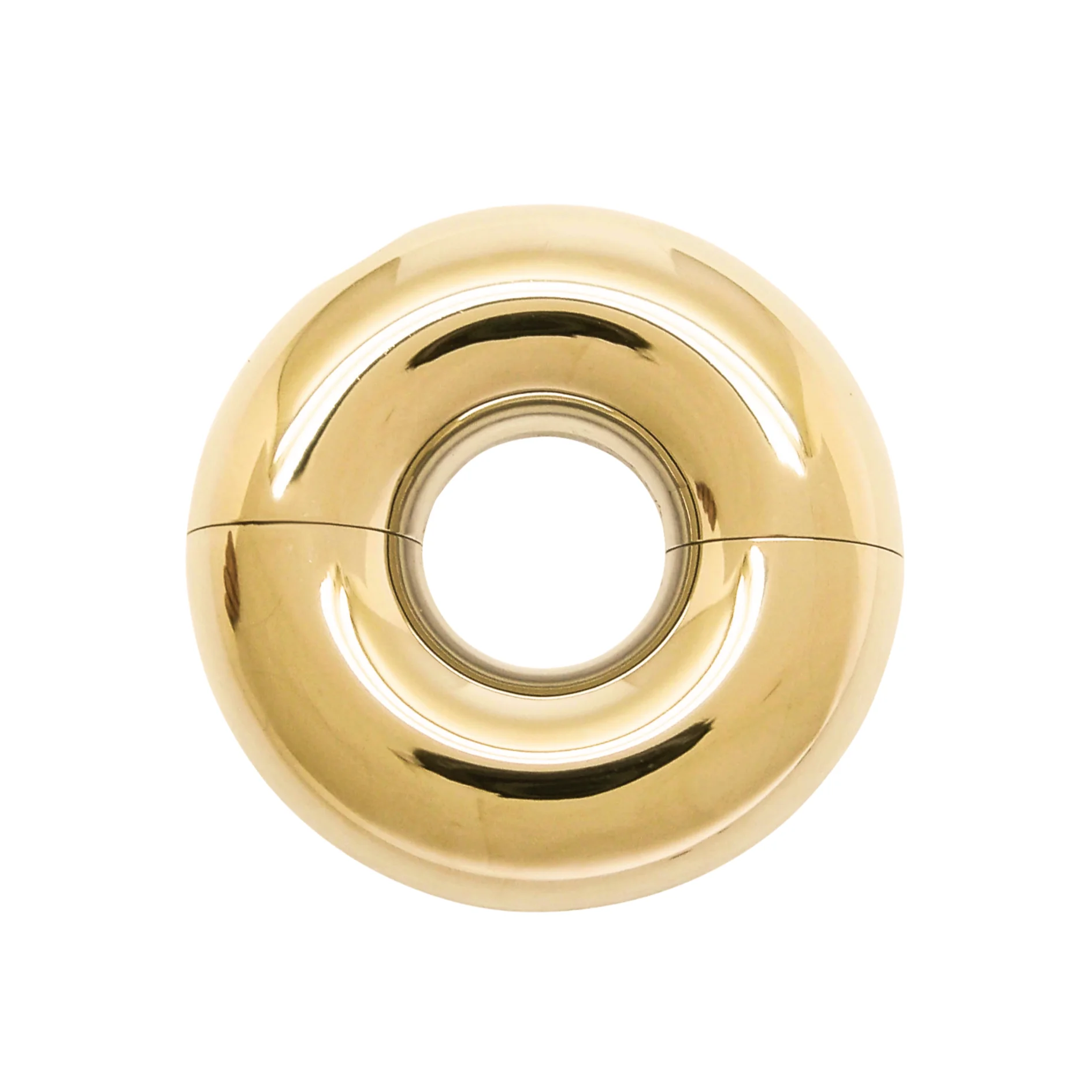 Screw Segment Ring for Man Body Piercing Jewelry Gold Stainless Steel Circular Piercing Accessory