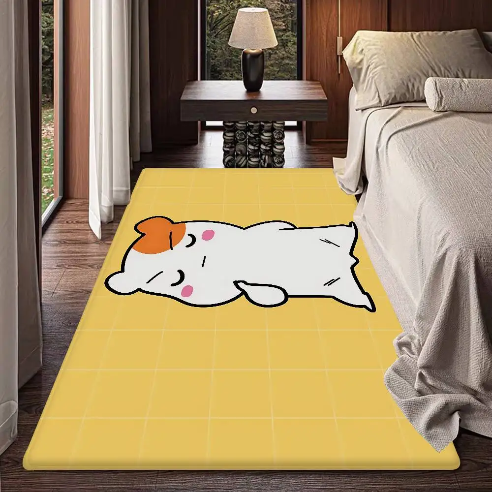 Anime O-Oruchuban Ebichu Bathroom Mat Anti-slip Absorb Water Long Strip Cushion Bedroon Mat Welcome Doormat