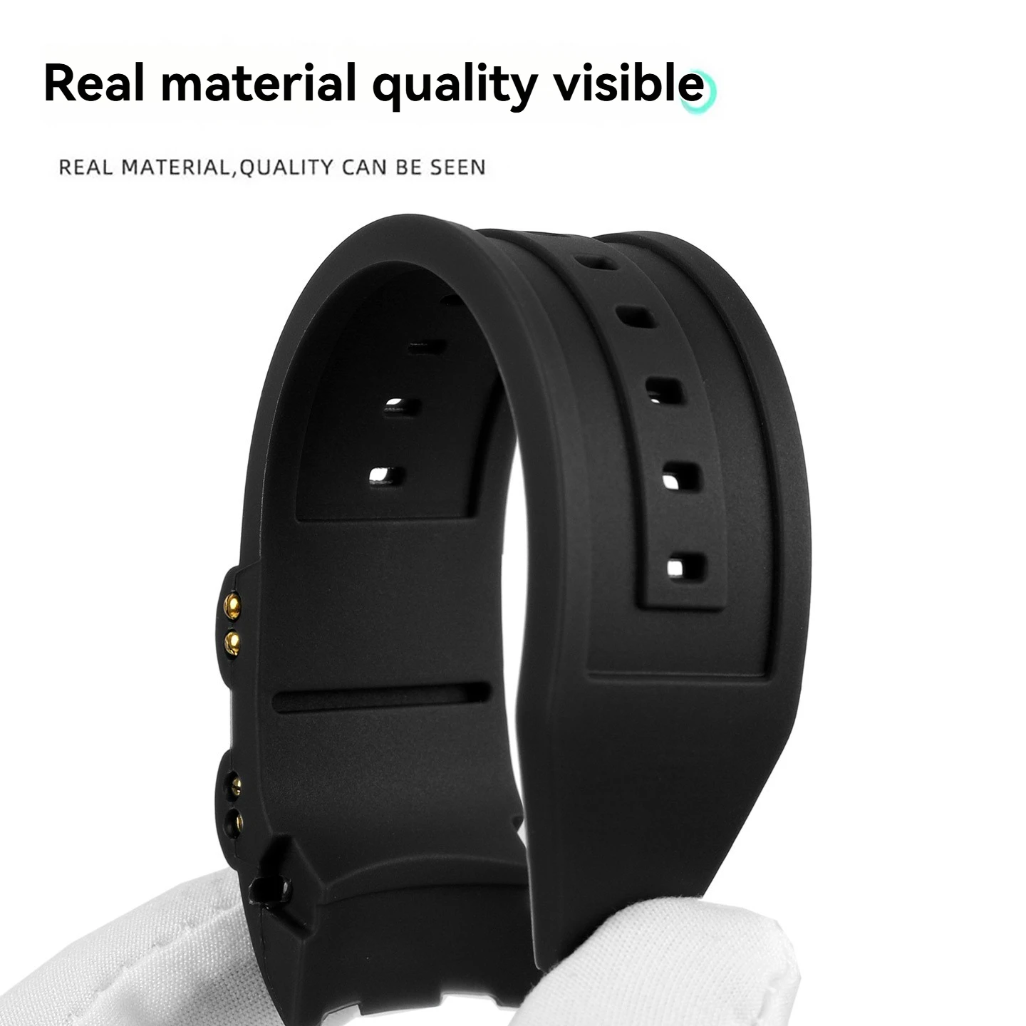 26mm Dedicated curved interface strap For Invicta Pro Diver large dial Quartz Men's watch silicone Watchband Waterproof bracelet view 5