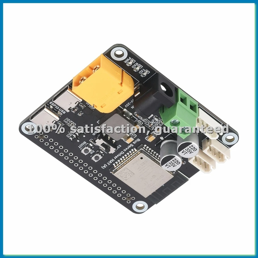 

Драйвер сервоприводов для последовательной шины HAT, интегрирующий ESP32 и схему управления сервоприводами, подходит для сервоприводов последовательной шины серий RSBL-BCBW