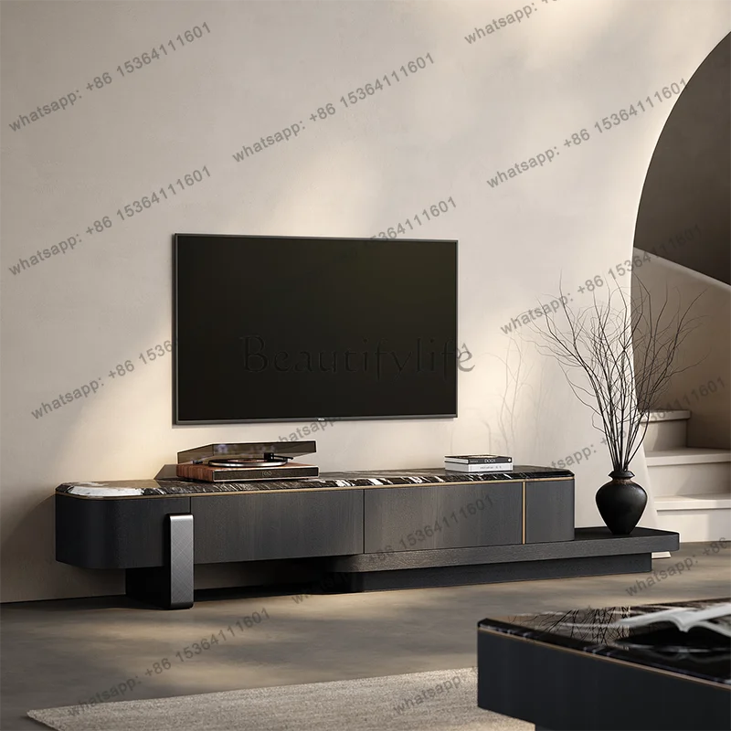 LD Minimalist Luxury Tv Stands Nordic Modern Living Room Display Drawers Tv Table Aesthetic Storage Archivadores   Furniture