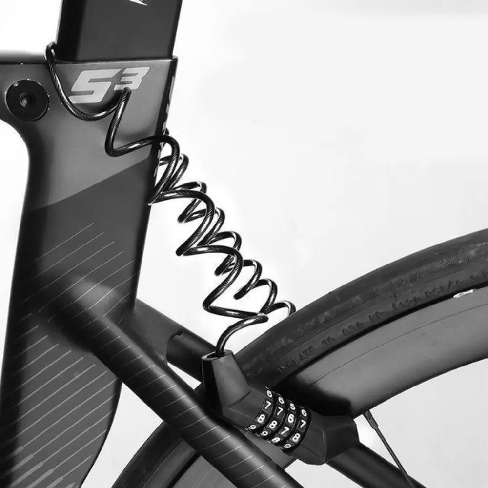 

Замок для шлема, цепной замок, цифровой замок, 4-значный прочный замок с паролем, противоугонный универсальный велосипедный замок, чемодан