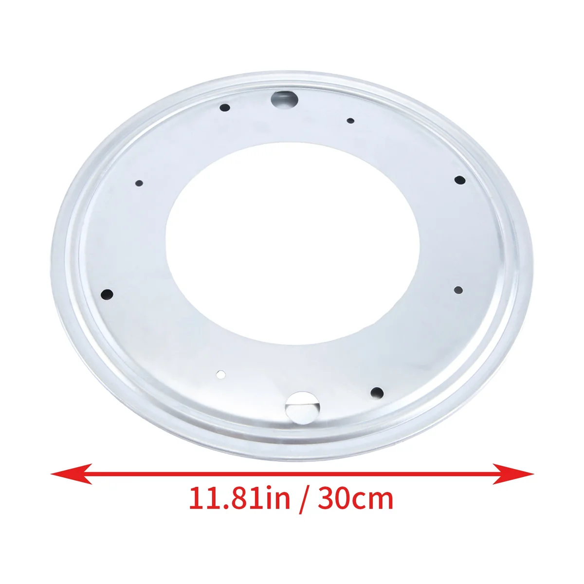 2 Pack Lazy Susan Hardware 12 Inch, 360° Rotating Bearing Plate 5/16Inch Thick, 750Lbs Heavy Duty Swivel Base