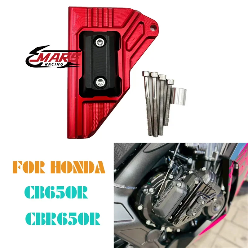 For HONDA CBR650R 2024 2025+ Motorcycle Electronic Clutch Protective Cover Engine Stator Cover Anti Fall Protection Engine Cover