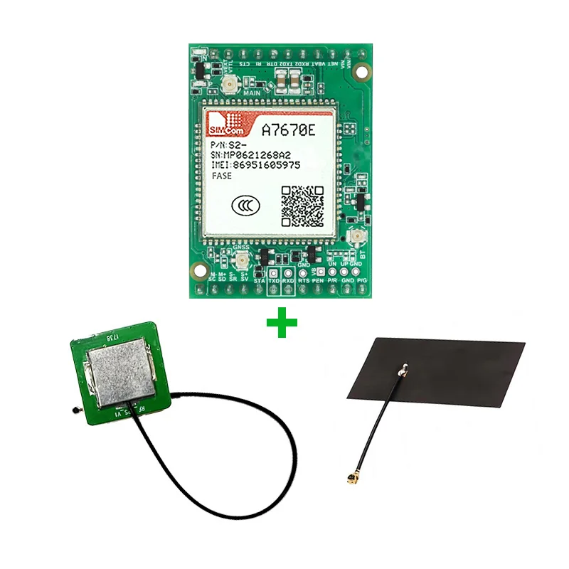 SIMCOM  A7670E FASE 4G Cat 1 with GSM GPS Module development Core Board A7670E TTL  Serial Port Mirco USB Voice