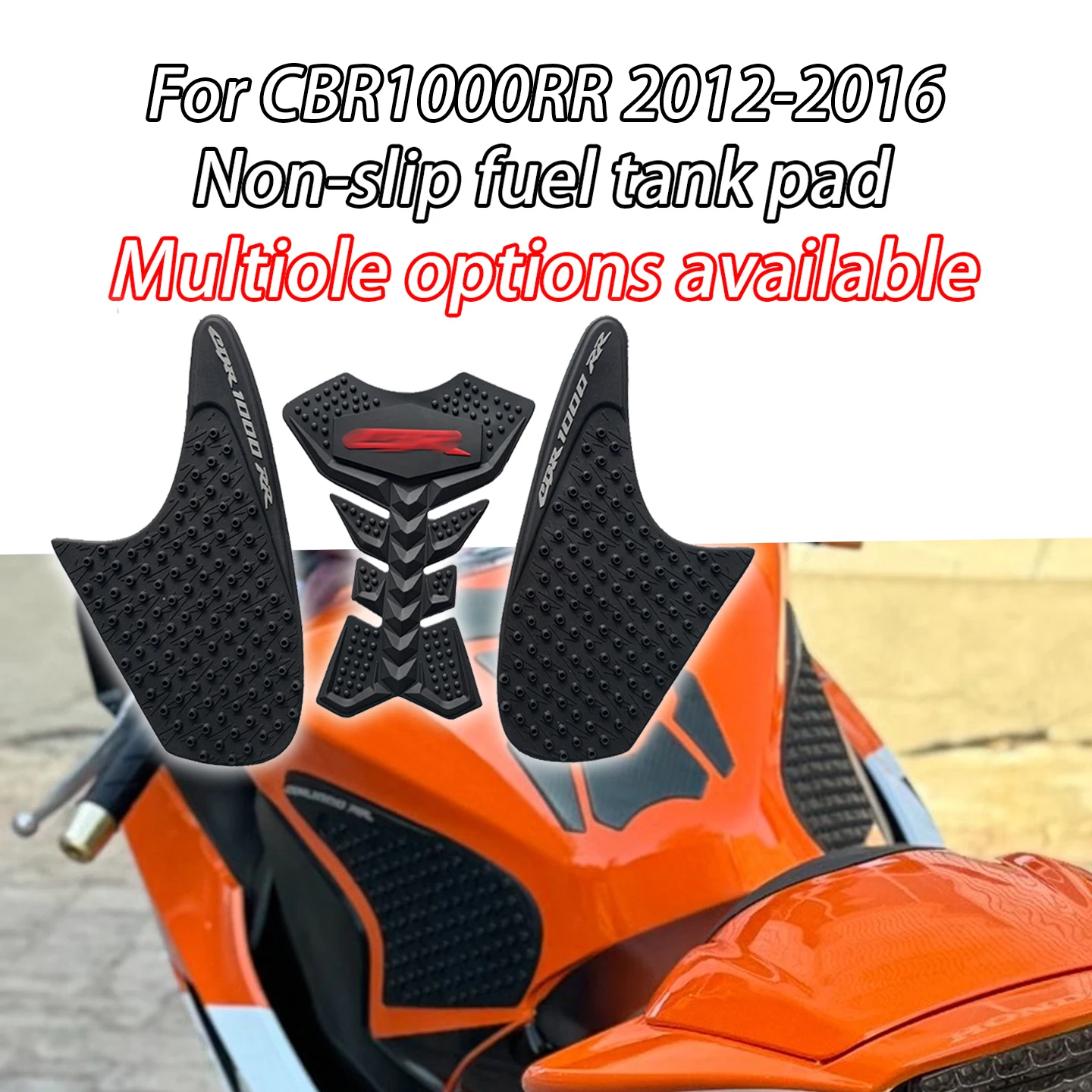 

Наклейки на бак для мотоцикла Honda CBR1000RR CBR 1000RR CBR1000 2012-2016, накладки на колени, наклейки 3M, боковые накладки для улучшения сцепления с баком.