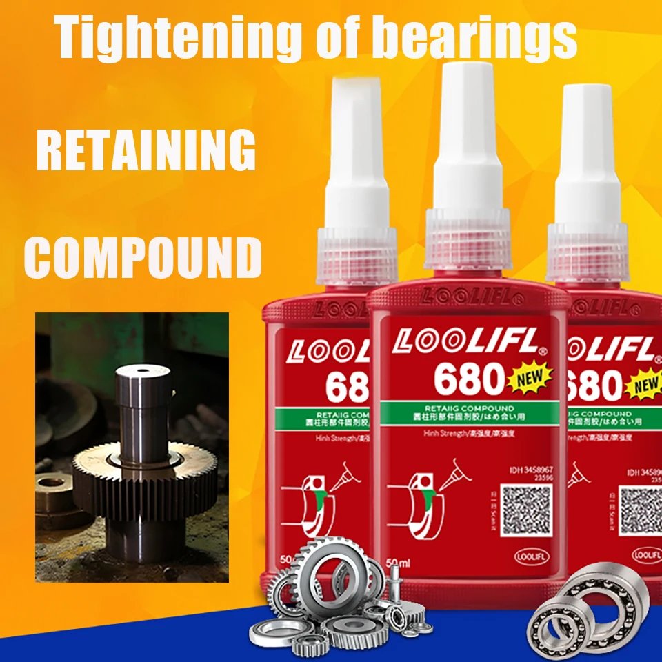 680 603 620 638 648 609 Loctite Glue High strength RETAINING COMPOUND Anaerobic glue bearing cylindrical retaining adhesive