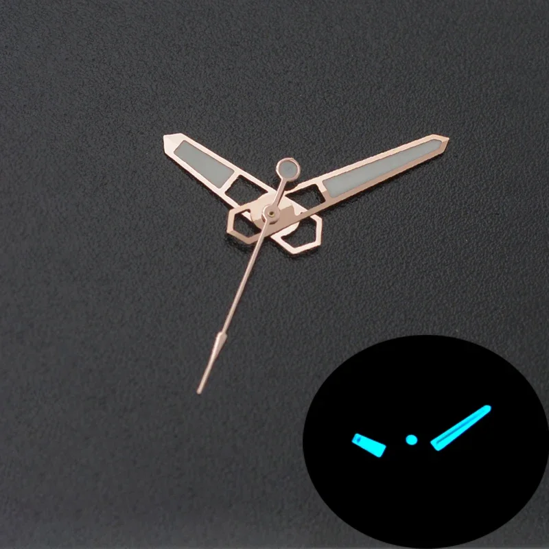NH35 Watch Hands Blue Green Luminous Pointer Replace Parts Fits for Seiko NH35 4R35 4R36 7S26 Automatic Movement Hands Parts