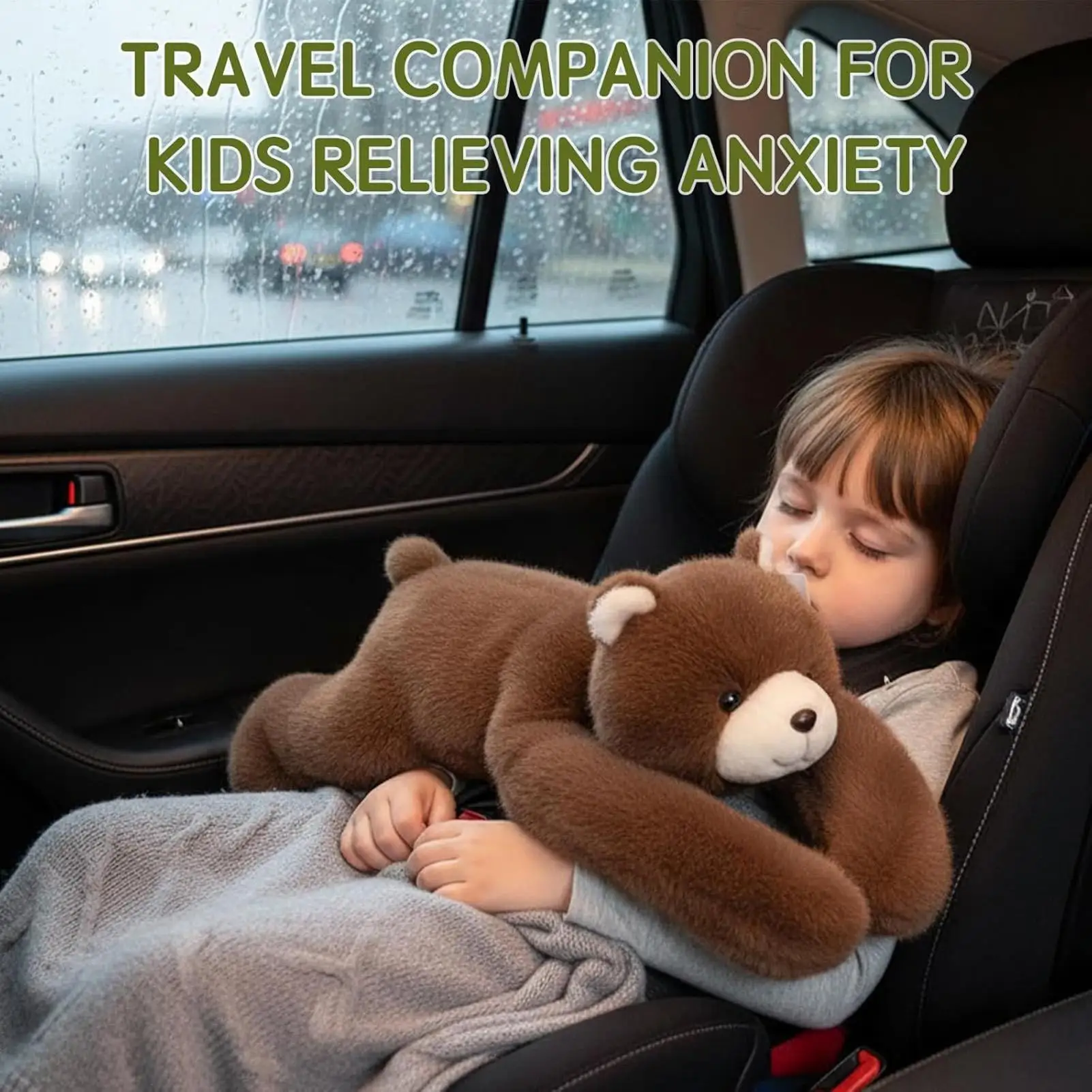 Animal relleno para niños, almohada de peluche calmante para la hora de dormir ponderada, decoración para niños y adolescentes, coleccionistas