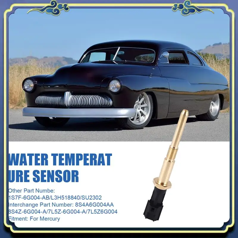 

AU16-Water Temperature Sensor For Ford Mercury 1S7F6G004AB 8S4A6G004AA 1S7Z-6G004-AA 5S8257, L3H518840 Long