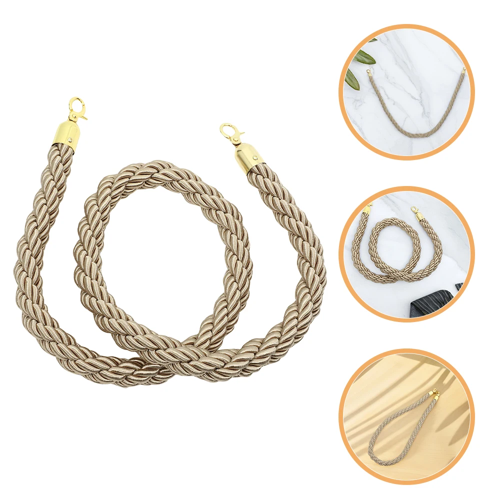 

Guardrail Lanyard Jute Rope Durable Reliable Fence Safety Secure Environment Installation Versatile Crowd Control Ropes Queue