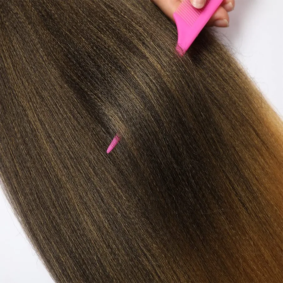 وصلات شعر تجديل مسبقًا، شعر كروشيه احترافي، 32 بوصة، 8 عبوات، إعداد الماء الساخن، بيرم ياكي، اصطناعي H