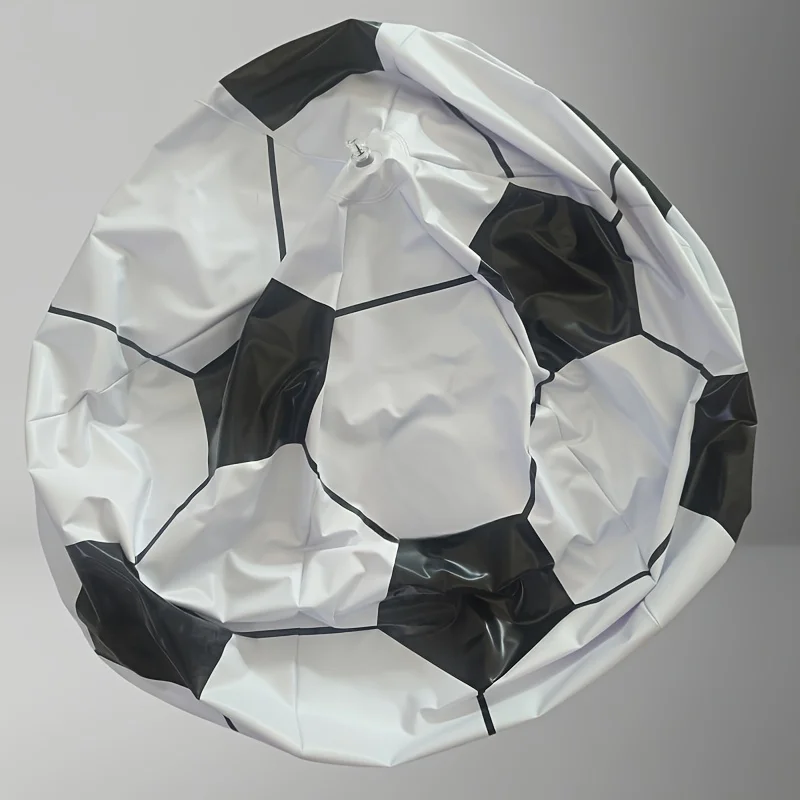 70.1cm Giant Inflatable Soccer Ball Durable PVC Beach Pool Toy for Family Fun Outdoor Play and Sports Events