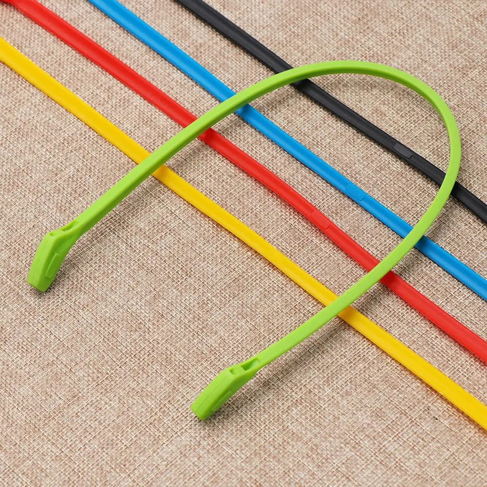1 szt. Silikonowe okulary pasek do okularów przeciwsłonecznych opaska sportowa uchwyt na przewód dla dzieci akcesoria dla dorosłych oczu — zdjęcie 4