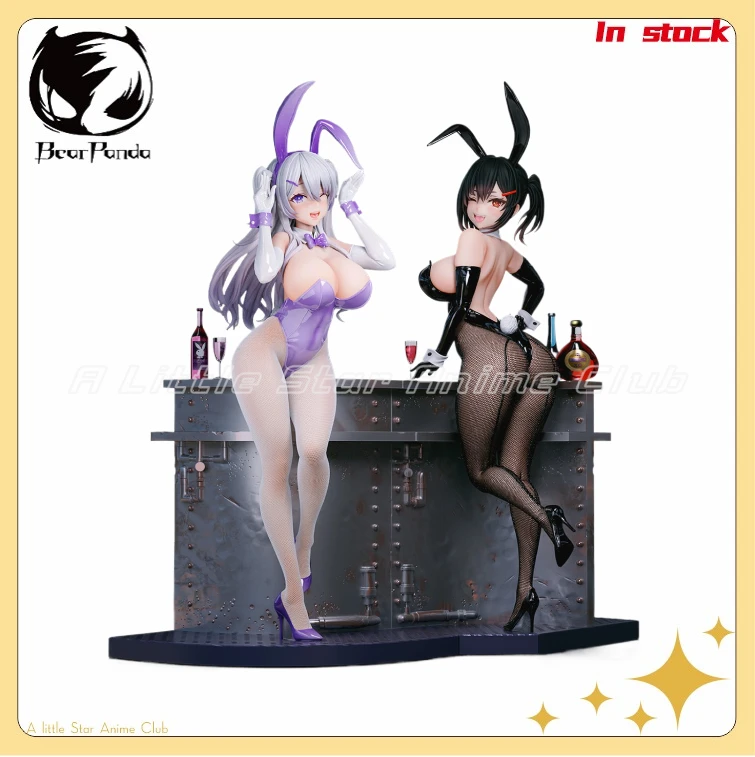 

In Stock Original BearPanda Bunny Girl Asanagi Rin Xiya Temperature Paint3d Crystal Eye Creative Scene Anime Figure Model T Toys