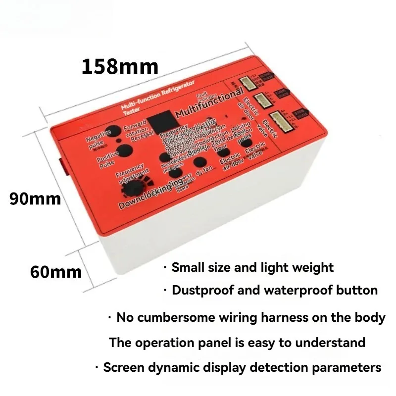110V/220V Refrigerator Multi-Function Tester For Inverter Board Compressor Solenoid Valve Fan Damper Fault Diagnosis