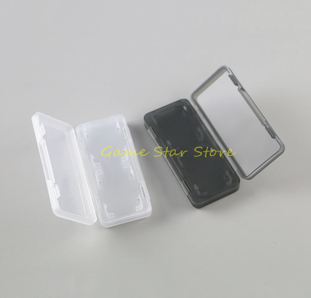 2 قطعة 4 في 1 حافظة بطاقات الألعاب البلاستيكية لصندوق تخزين خرطوشة الحماية NS Switch
