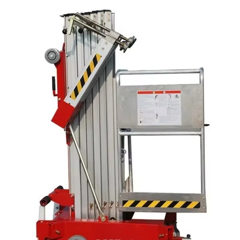 Mobile single mast elevated working platform construction machinery