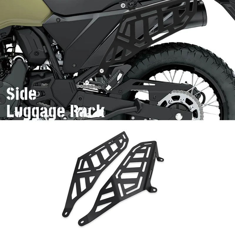 

2025 KLR 650 Motorcycle Side Luggage Rack Holder Luggage Bracket For Kawasaki KLR650 KLR650S Adventure Traveler / ABS 2022- 2024