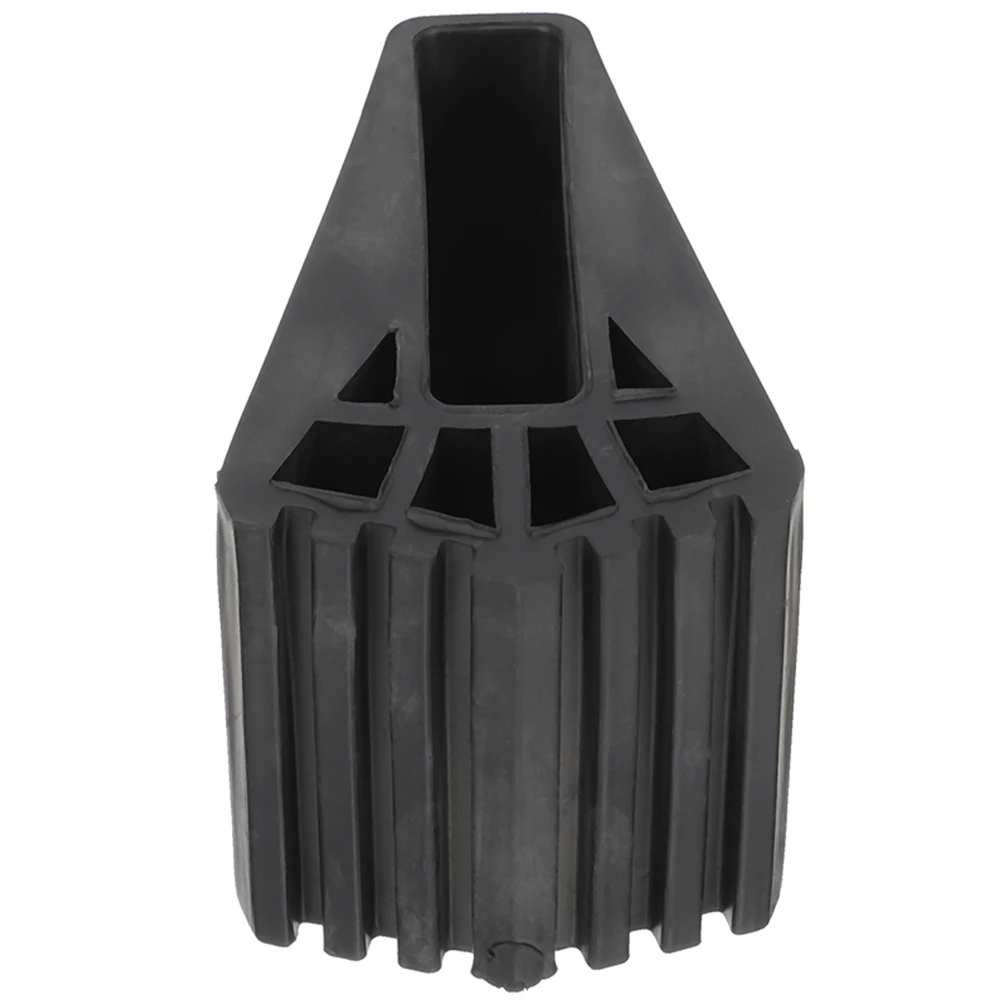 Foldable Retractable Rubber Ladder Feet Pads Black Extra Large Base Wear Resistant Anti Slip Protective Covers Floor
