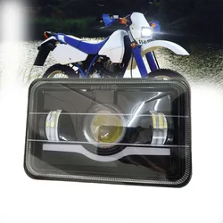 Motorcycle Rectangular 4X6inch LED Headlight Projector High Low Beam DRL For Honda XR Suzuki DRZ400SM DRZ400E 5 Inch Headlamp