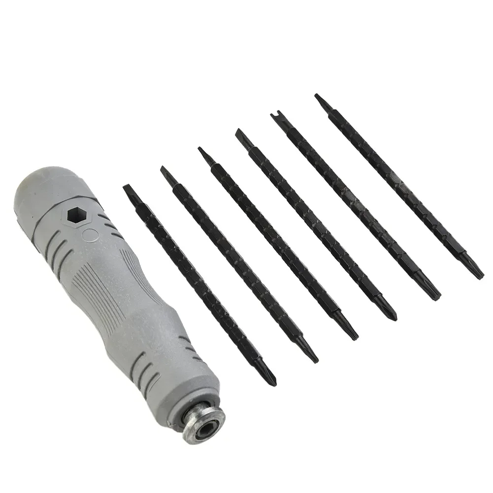 13 In 1 Triangle Screwdriver Magnetic Screw Driver Torx Key Telescopic Alloy Steel Multifunctional Screwdriver Hand Repair Tools