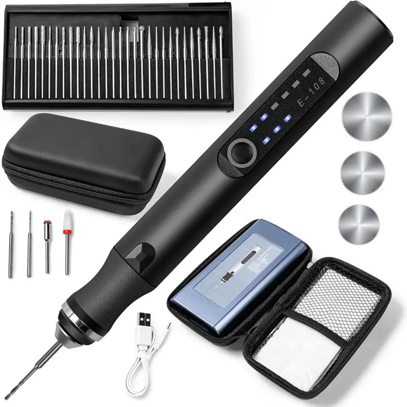 A44Z-Engraving Pen - Cordless Portable Engraving Paper Pen For Artists Polishing Tools