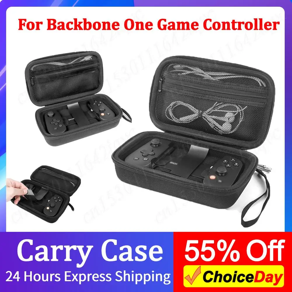 Travel Carrying Case for Backbone One Game Controller Protective Cover Bag Large-capacity Dustproof Scratchproof Storage Bag