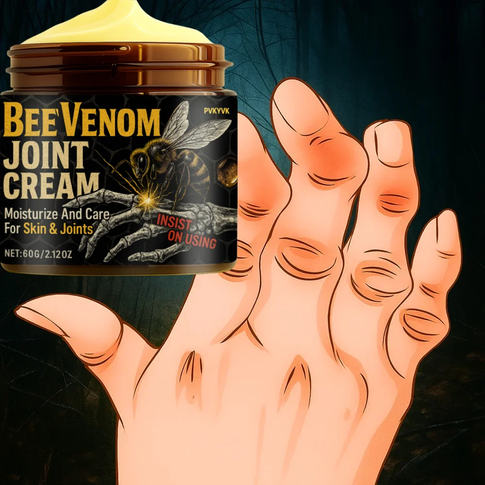 La crema para articulaciones Black Gold Bee Venom se utiliza para una rápida absorción de articulaciones en manos, pies, rodillas y espalda Labor, trabajo físico.