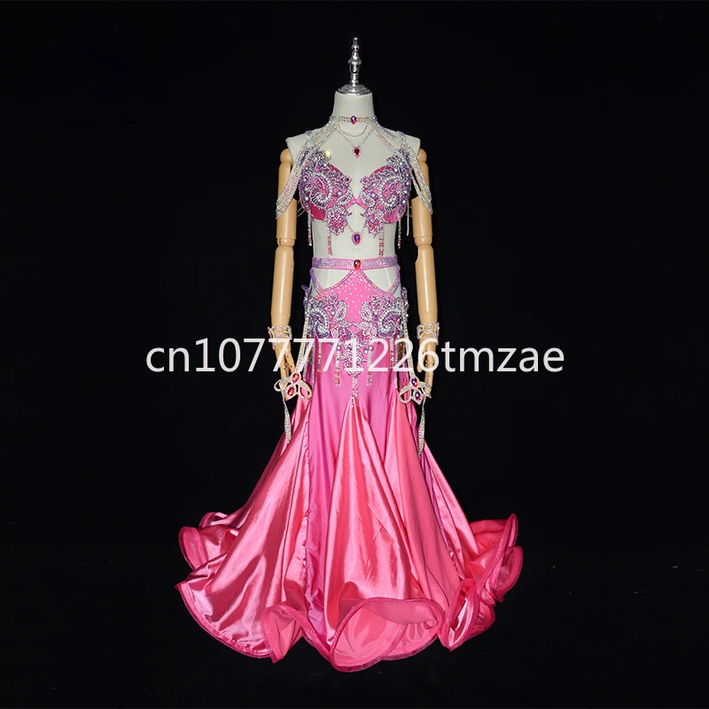 Women's Customized Fishtail Skirt High-End Customized Racing Suit, Oriental Belly Dance Performance Set